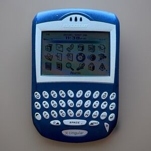BlackBerry 7280 - Blue  (Cingular) Smartphone WORKING TURNS ON